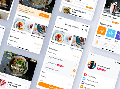 Fozzi - Food Delivery App UI Kit application android app appdesign delivery inspiration interactions interface ios kit map material mobile taxi tracking uber ui uidesign uitrends web