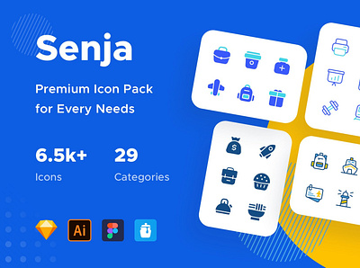 Senja : Icons for Every Need filled icon icon set icons icons pack line minimalist outlines stroke thin vector