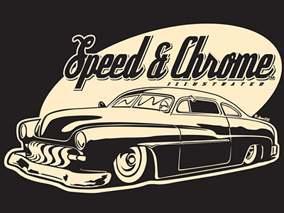 Speed & Chrome Illustrated cars classic custom hot rod kustom mercury vintage
