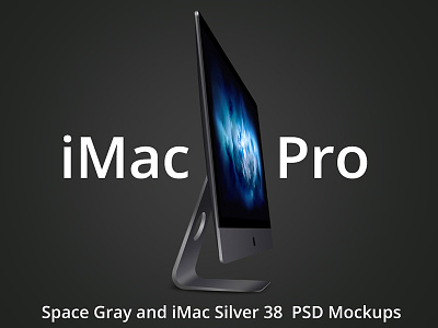iMac Pro Mockup Dribbble apple mockup imac imac pro imac pro mockup imac space grey mockup