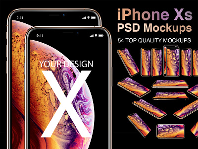 iPhone XS Mockups apple apple mockup apple mockups design download iphone iphone x iphone xs iphone xs max mockup mockups modern presentation psd xs xs max
