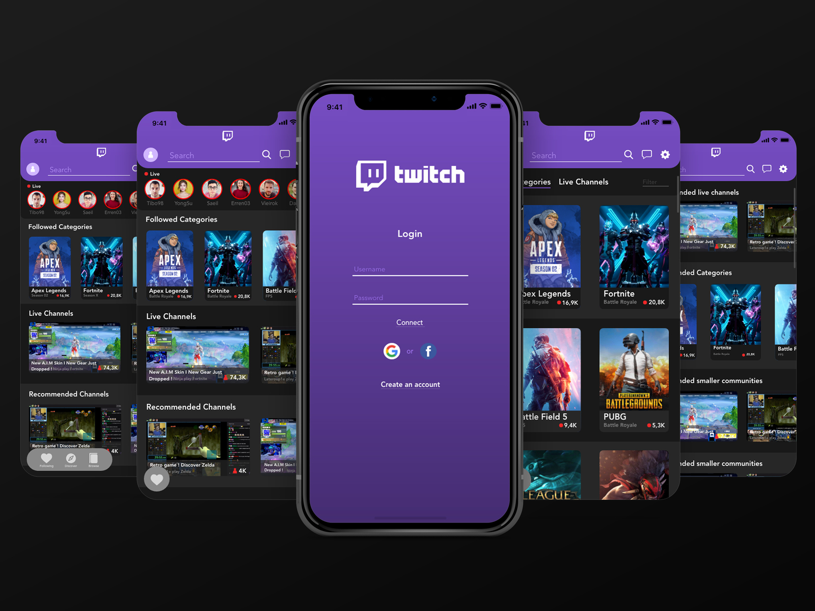 twitch app not showing games