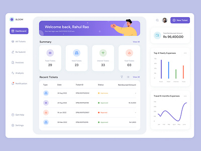 Reimbursement Dashboard UI