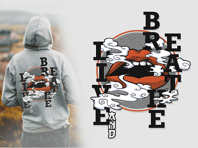 Live and Breathe Tshirt Design