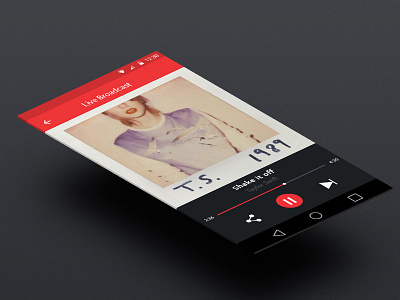 Radio App android app design mobile music radio ui
