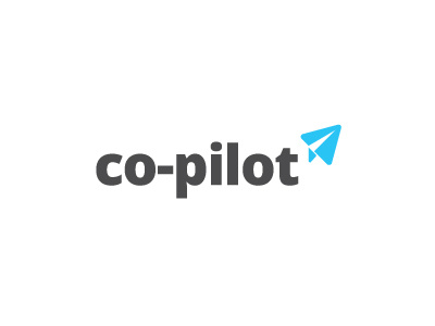 Co-Pilot Logo logo pilot plane