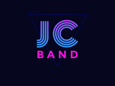 JC Band 80s band colors logo music