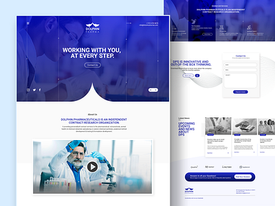 Website Design I Pharmaceutical agency design minimal pharma pharmaceuticals ui userinterface web