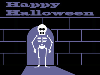Halloweenie animatedgif halloween skeleton vector