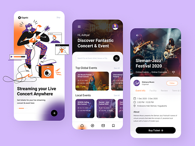 Gigstic - Concert Ticket App