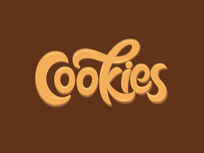 Cookies branding design calligraphy hand lettering handlettering lettering logo logotype