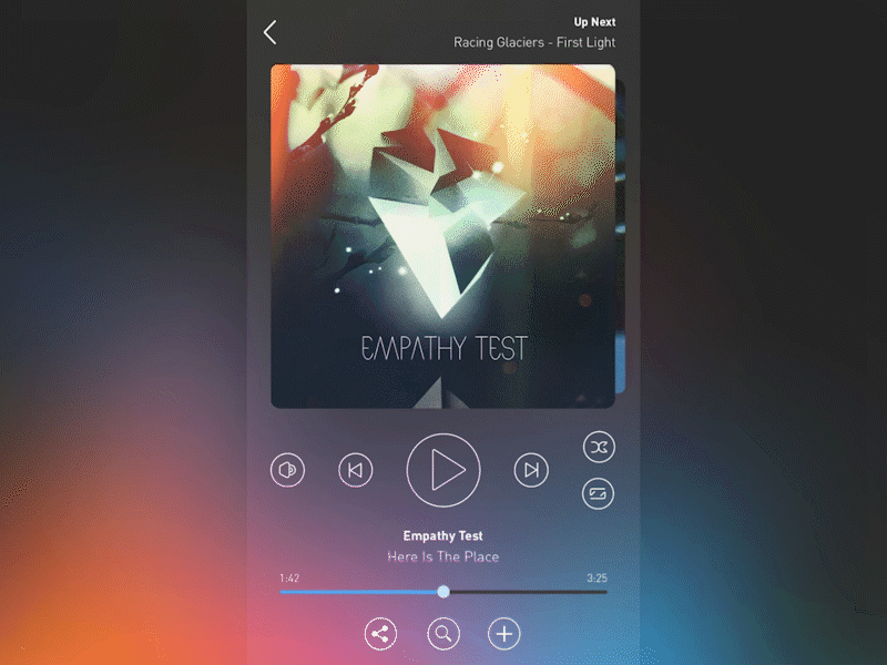 DailyUI Day009 - Music Played animation dailyui day009 interface music player ui ux