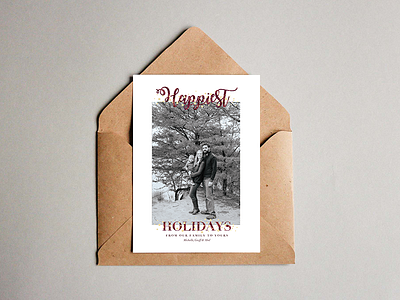 Happiest Holidays christmas christmas card family christmas card holiday card holidays