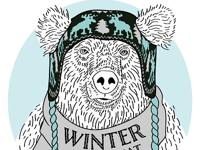 Winter Retreat Bear