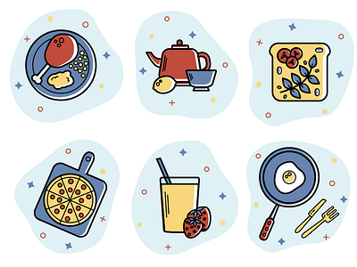 Icon food design food icon illustration vector