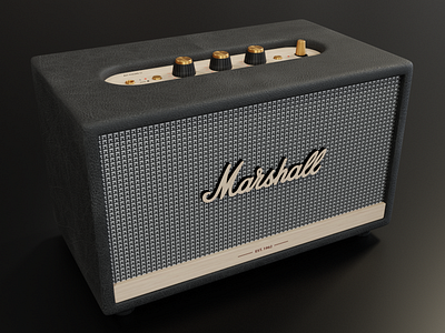Tiny work "Marshall" 3d 3d art 3d artist blender light marshall motion graphics render