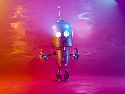 You are good) 3d 3d art 3d artist blender 3d design light nice robot weekly warm up