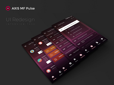 Axis MF Pulse | UI Redesign design ui