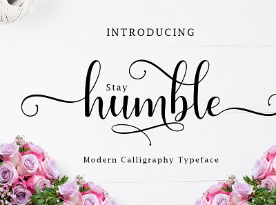 Font Humble Script calligraphy font design fonts fonts collection illustration logo script typography ui web