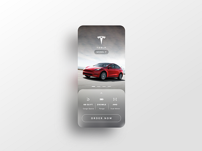 UI/UX | Tesla Redesign mobile app