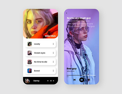 UI/UX | Apple Music Redesign app branding design graphic design illustration illustrator minimal ui user interface ux