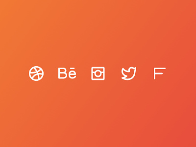 Social Icons for Reznikdesign.me behance flipboard icon icondesign icons instagram lineicons social twitter uidesign vector vectoricons