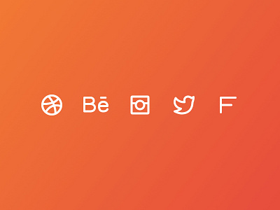 Social Icons for Reznikdesign.me