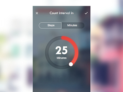 Count interval app ios mobile sketchapp ui uidesign wip