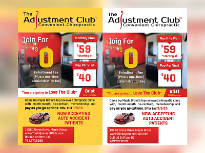 The Adjustment Club Flyer adjustment club flyer