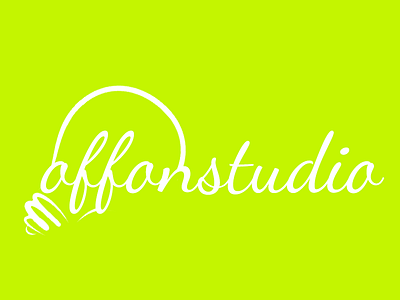 Off/On Studio Logo V1 lightbulb logo