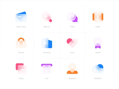 Hazy - Icon app branding design icon logo ui 图标