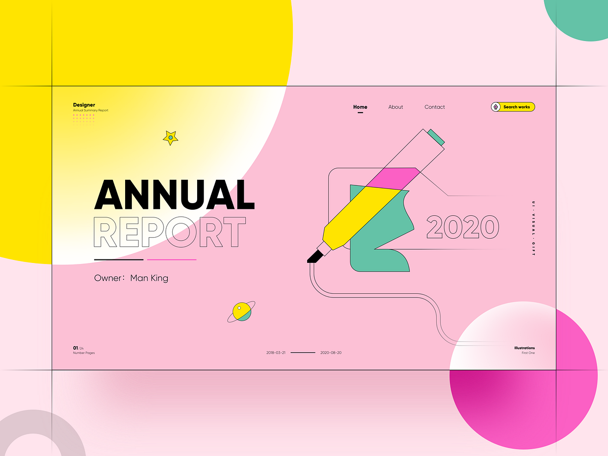 Browse thousands of Annual Report images for design inspiration | Dribbble