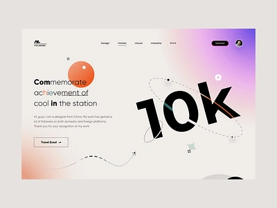 10K - Zcool 10k app design icon illustration panel ui web webdesign website