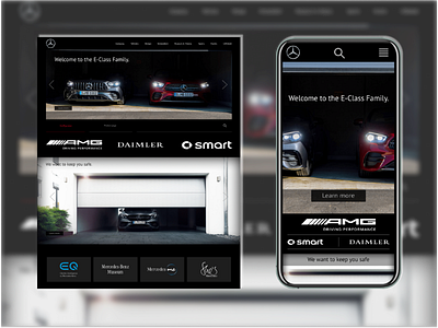 Mercedes Benz Redesign black mercedes mobileappdesign redesign ui ux uxdesign webdesign webpage