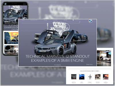 BMW Website bmw brands redesign ui ux uxdesign web webdesign webpage white
