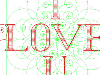 Valentines Day Lettering Process card illustrator lettering process sketch valentine