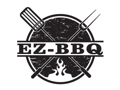 EZ-BBQ bbq book illustrator logo