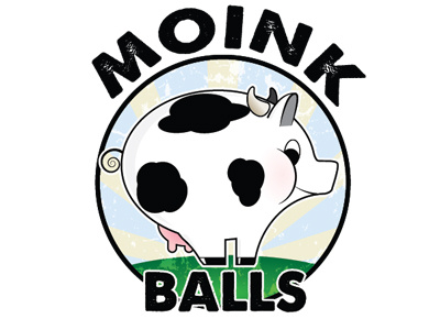 MOINK Balls bbq graphic design illustration imagination moink pigs
