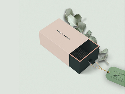 AMAL&MAISAA - packaging with a story branding design packaging