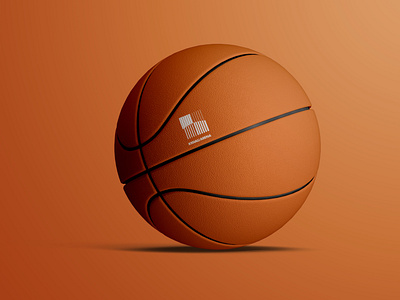 Ball With logo basket ball branding graphic design