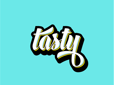 Tasty Logo branding logo
