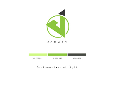 Jahwin logo branding logotype vector