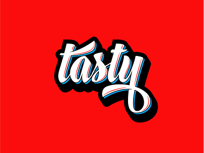 Tasty chewing gum drink logo design package design