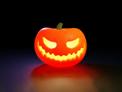 Halloween Pumpkin 3D 3d blender character design graphic design