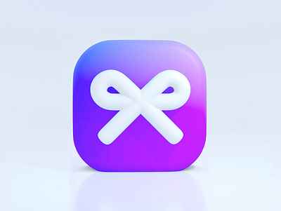 App Icon 3D - Dating app : Amanda 3d branding graphic design logo