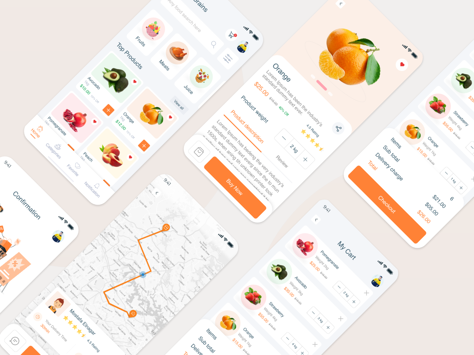 Grocery - Mobile App Ui By Mostafa Elnagar On Dribbble