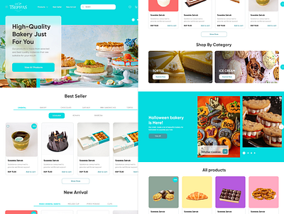 Tseppas Bakery Landing Page bakery figma landing landing page tseppas ui ux