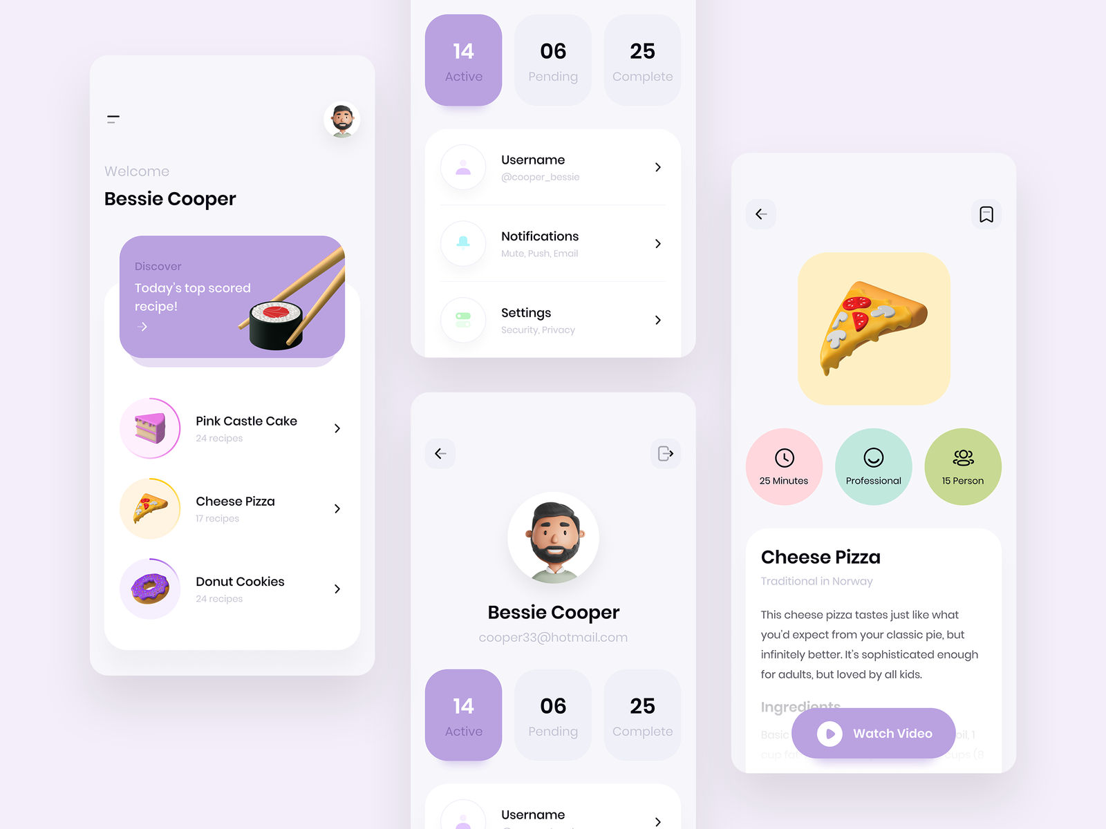 Food Recipe App V2 🍕 by Shuvojit Dev for White Label on Dribbble