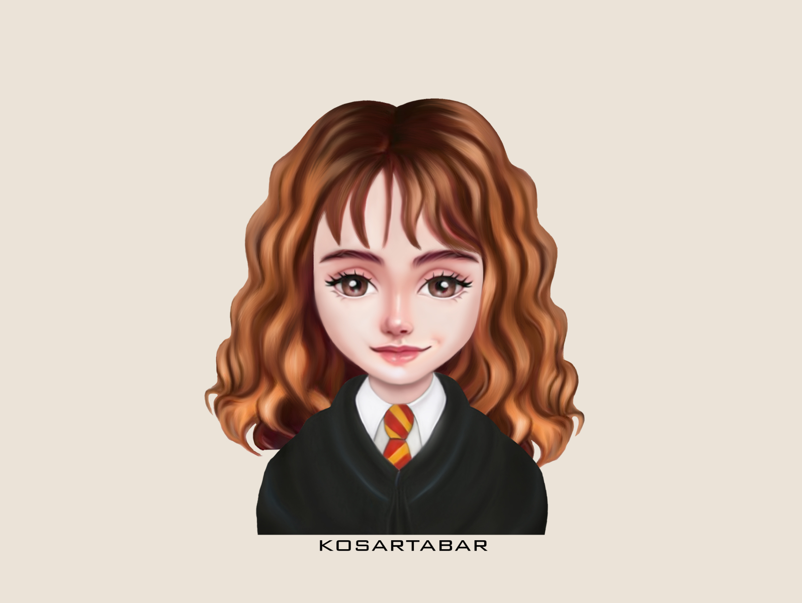 Hermione Granger designed by Kosar Tabar. 