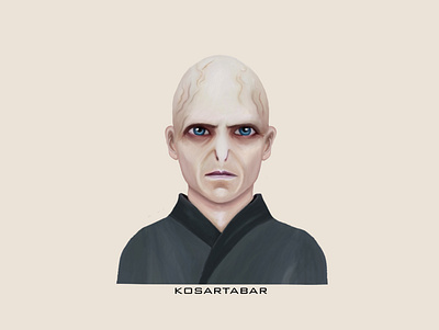 Lord Voldemort animation character design digital paint digital painting digitalart harrypotter illustration photoshop wacom intuos